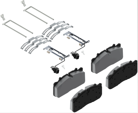 Serie Pastiglie Freno Anteriori / Posteriori Renault Midlum Oe 7485137861
