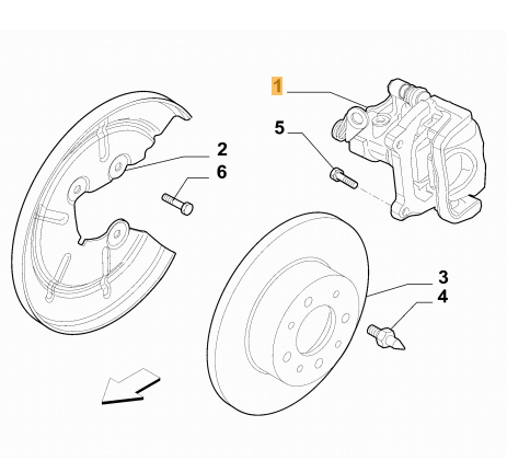 Serie Pastiglie Freno Posteriori Fiat Tipo Dal 2016 Oe 77367914