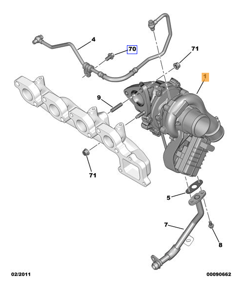 Turbina Turbo Compressore Peugeot Boxer 3 Oe 9802446680 - 1651753180