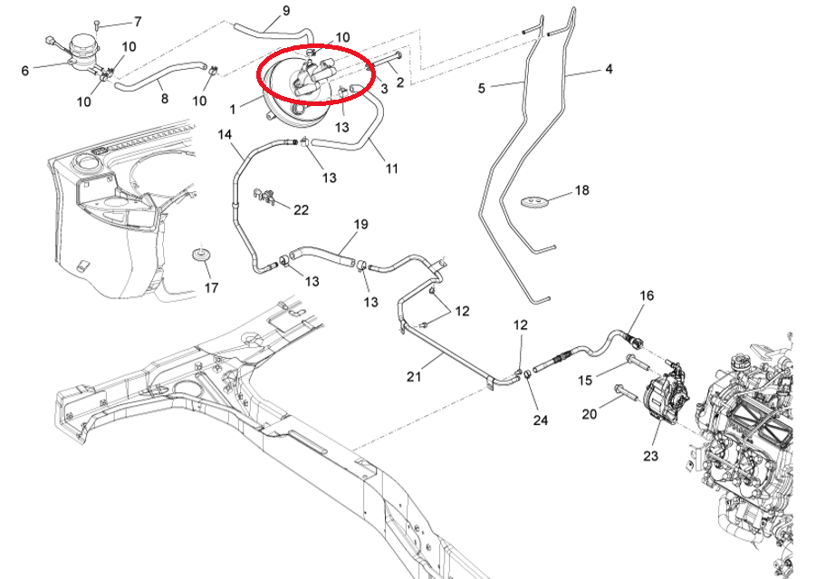 Pompa Freno Piaggio Porter 1.0 Benzina Iniezione Solo Codice Motore CB42
