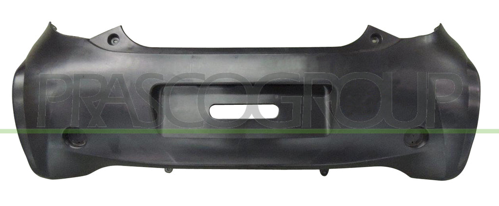 paraurti posteriore nero liscio da primerizzare toyota iq 2009 2014 ty0501051