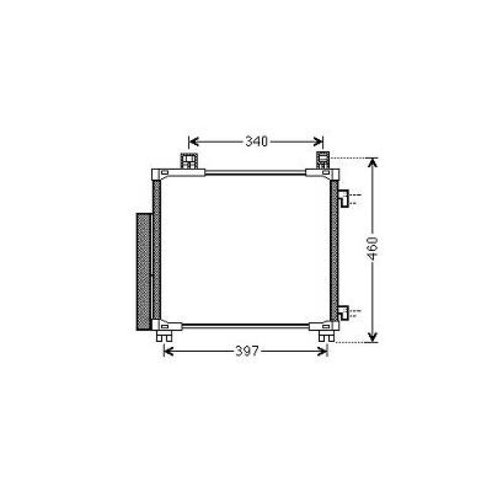 condensatore toyota iq 2009 2014 8846074010