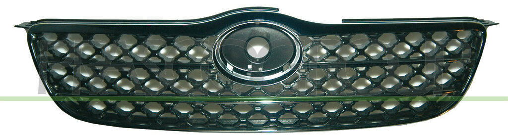griglia radiatore nera con bordo cromato mod 4 porte toyota corolla e12 2002 2004 ty0892011