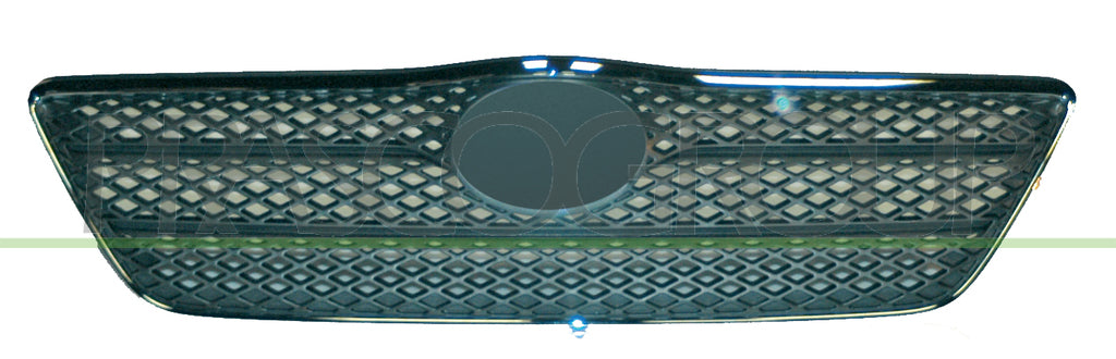 griglia radiatore nera con bordo cromato mod 3 5 porte toyota corolla e12 2002 2004 ty0892031