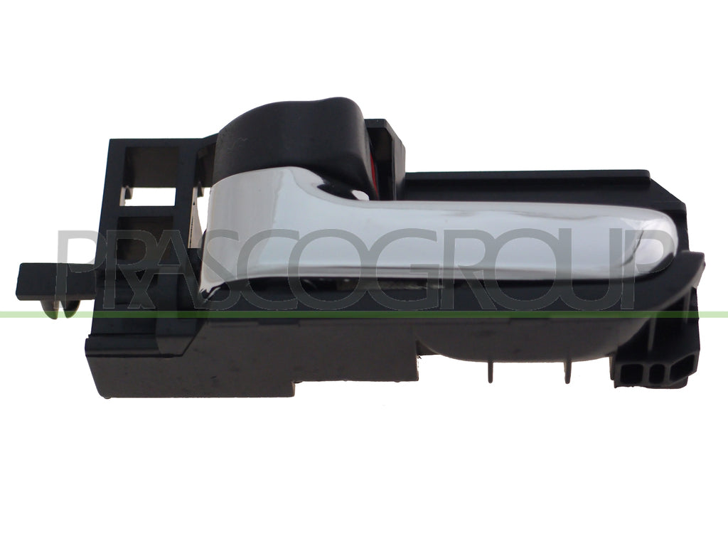 maniglia anteriore posteriore sinistra interna con leva cromata pulsante chiusura nero con mostrina nera toyota corolla 2004 2007 ty0908606