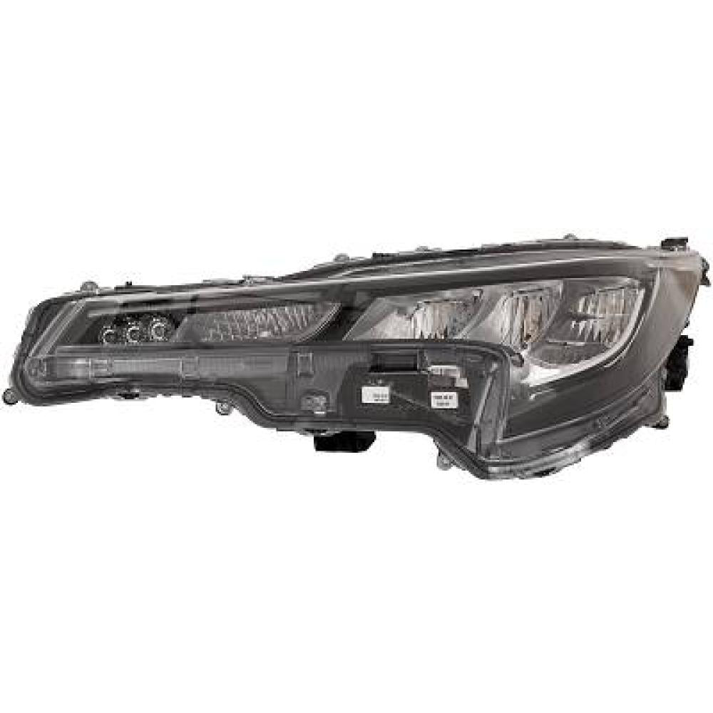 proiettore sinistro elettrico con motore con luce diurna full led standard mod 5 porte station wagon toyota corolla e210 2019 2023 81150 02s60