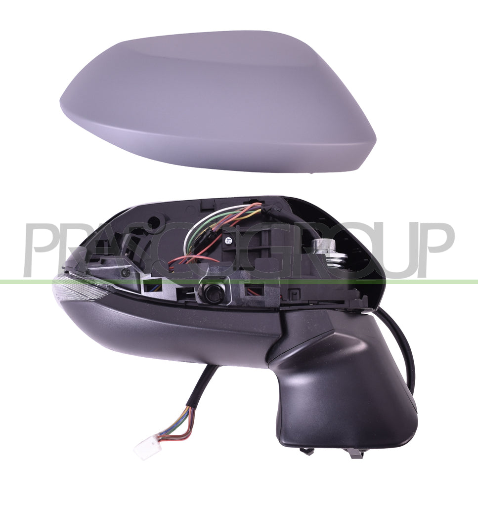 retrovisore destro elettrico termico con primer chiudibile con fanale con blis convesso 9 pins toyota corolla e210 2019 2023 ty0967313