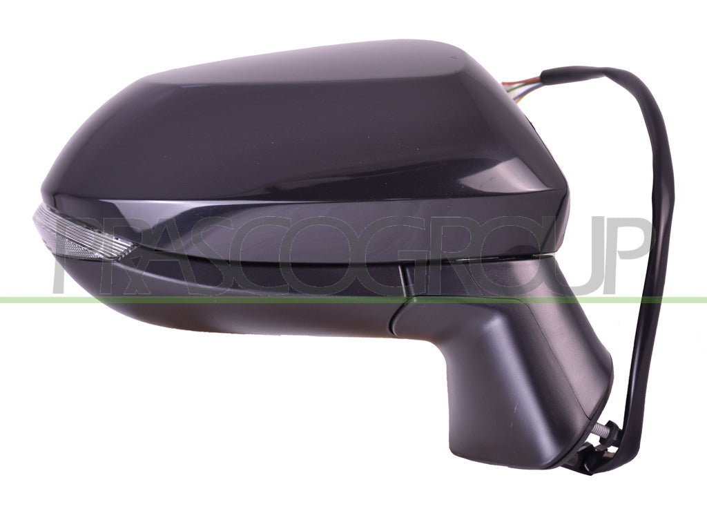 retrovisore destro elettrico nero termico con fanale convesso 6 pins toyota corolla e210 2019 2023 ty0967323