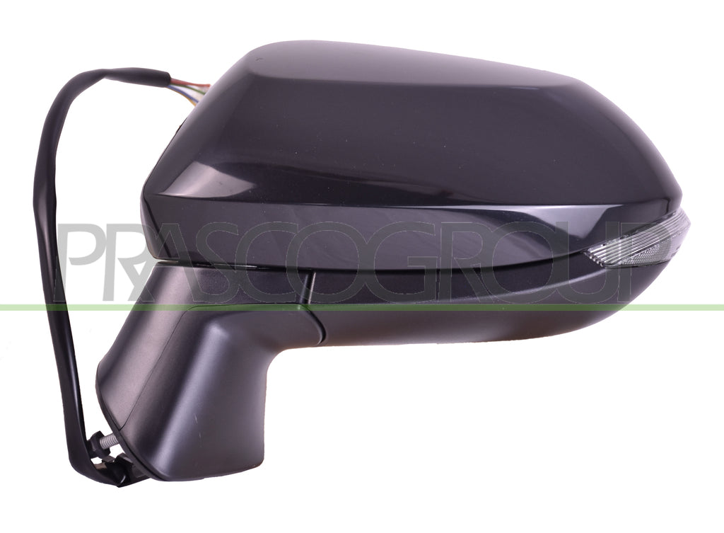 retrovisore sinistro elettrico nero termico con fanale convesso 6 pins toyota corolla e210 2019 2023 ty0967324