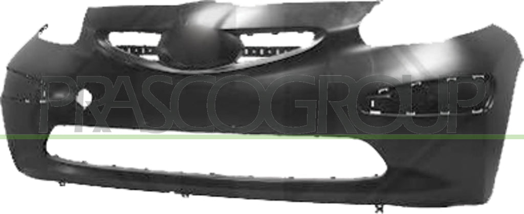 paraurti anteriore nero liscio da primerizzare toyota aygo 2005 2008 ty2011001
