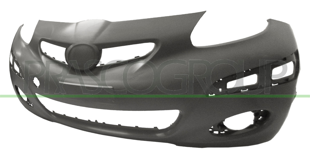 paraurti anteriore grigio liscio da primerizzare con sede fendi con fori modanatura toyota aygo 2009 2011 ty2021011