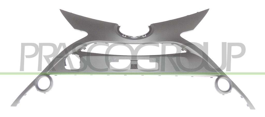 modanatura paraurti anteriore centrale con primer toyota aygo 2014 2018 ty2061247