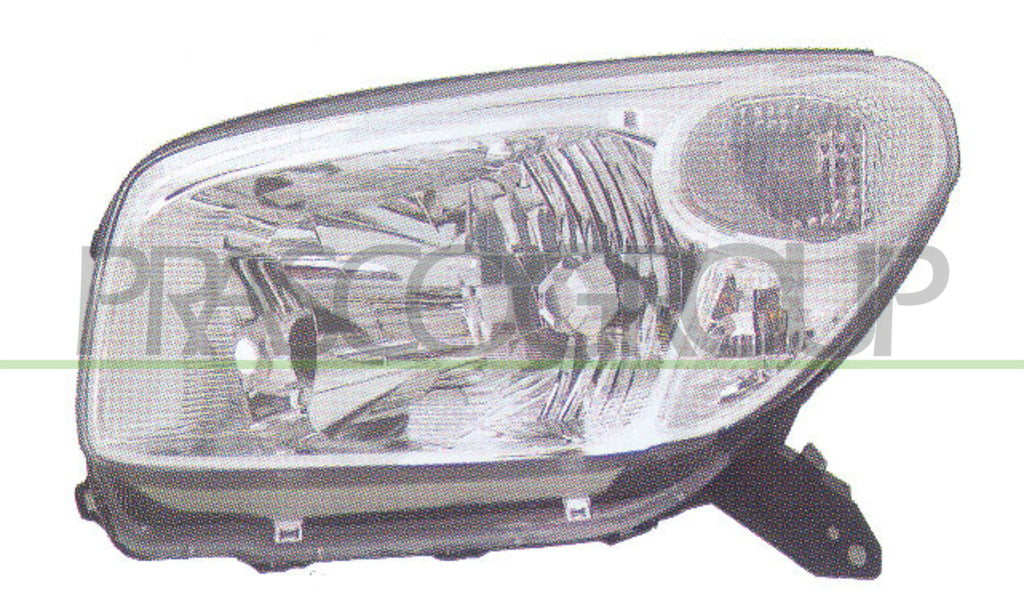 proiettore destro h4 elettrico senza motore toyota rav 4 2003 2005 ty2854813