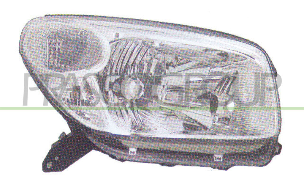 proiettore sinistro h4 elettrico senza motore toyota rav 4 2003 2005 ty2854814