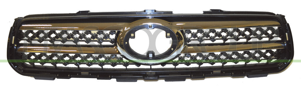 griglia radiatore nera con modanatura cromata toyota rav 4 2006 2009 ty2872001