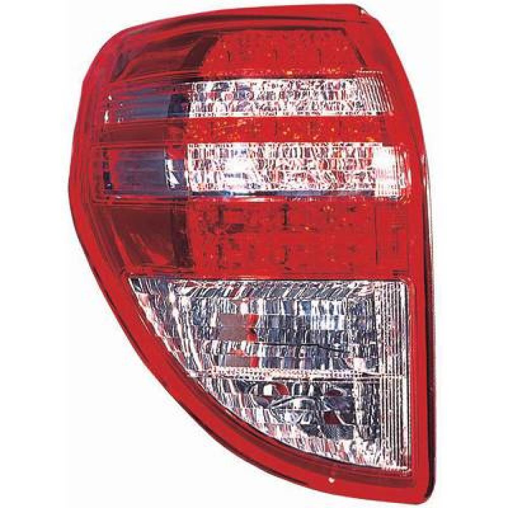 fanale posteriore sinistro rosso bianco senza portalampada led toyota rav 4 2009 2010 8156142120