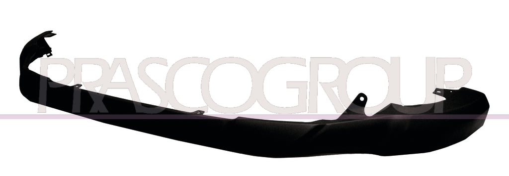 spoiler paraurti anteriore nero goffrato con tracce modanatura toyota rav 4 2015 2019 ty2921801