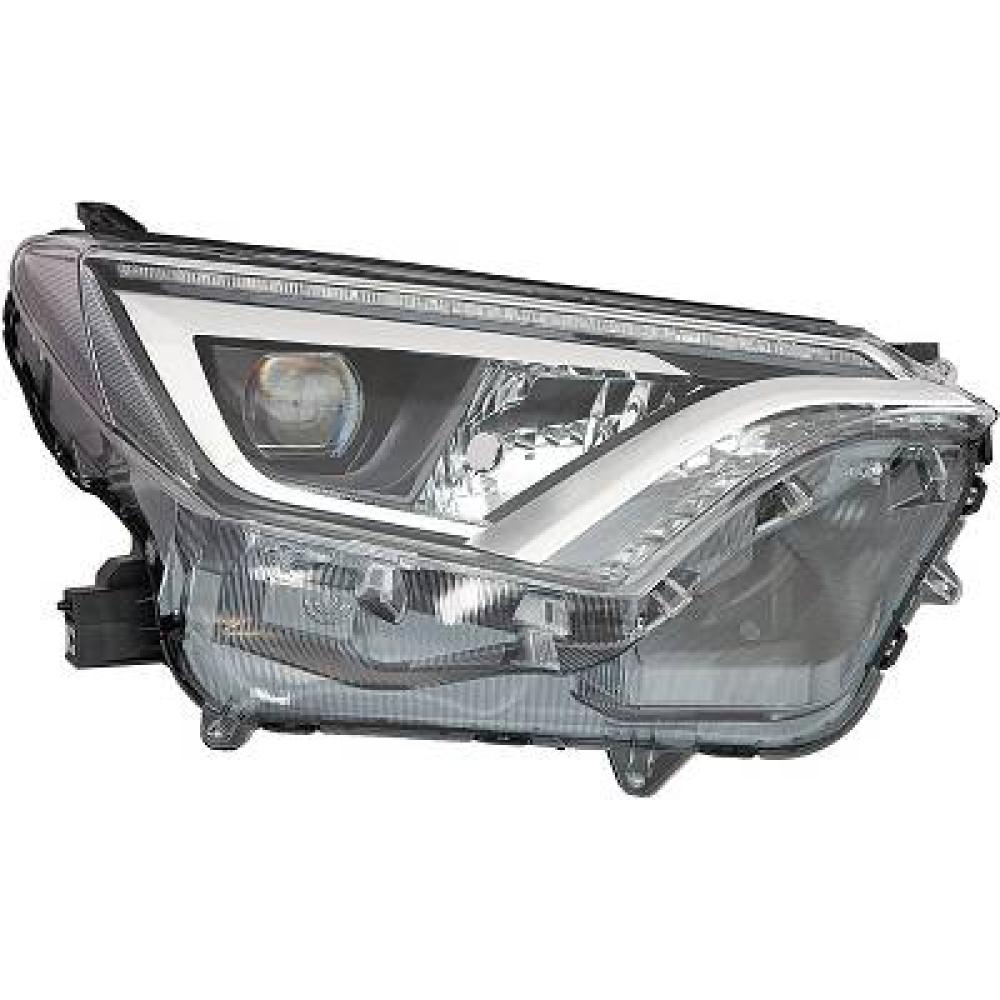 proiettore destro elettrico con motore nero led toyota rav 4 2015 2019 81145 42680