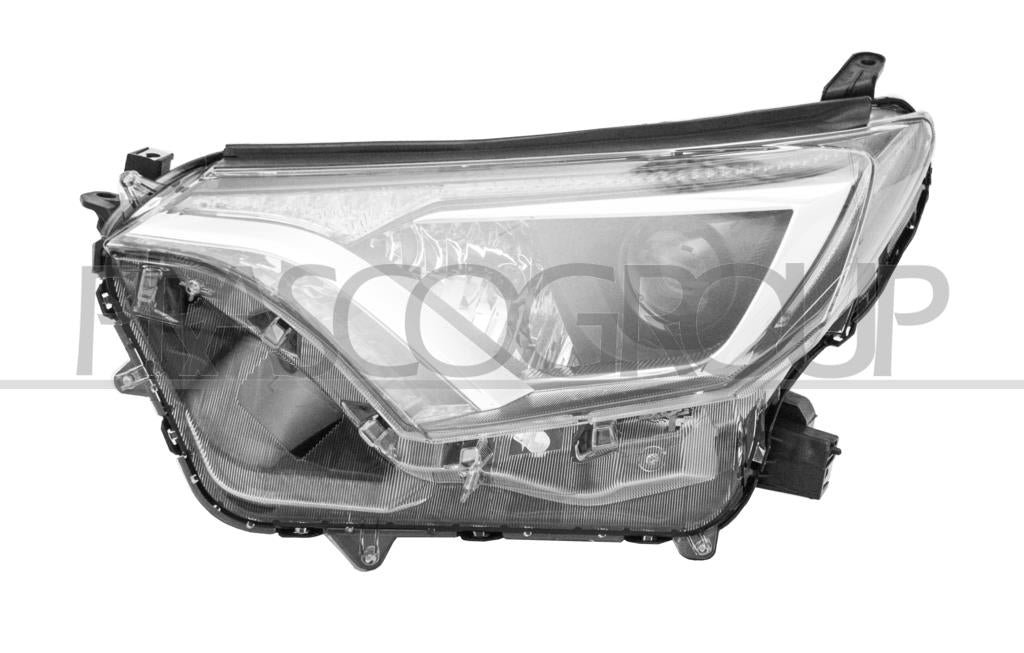 proiettore sinistro hir 2 elettrico con motore con luce diurna nero led toyota rav 4 2015 2019 ty2924914