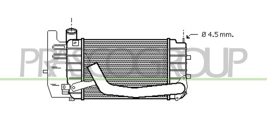 intercooler toyota yaris 2006 2009 ty325n001