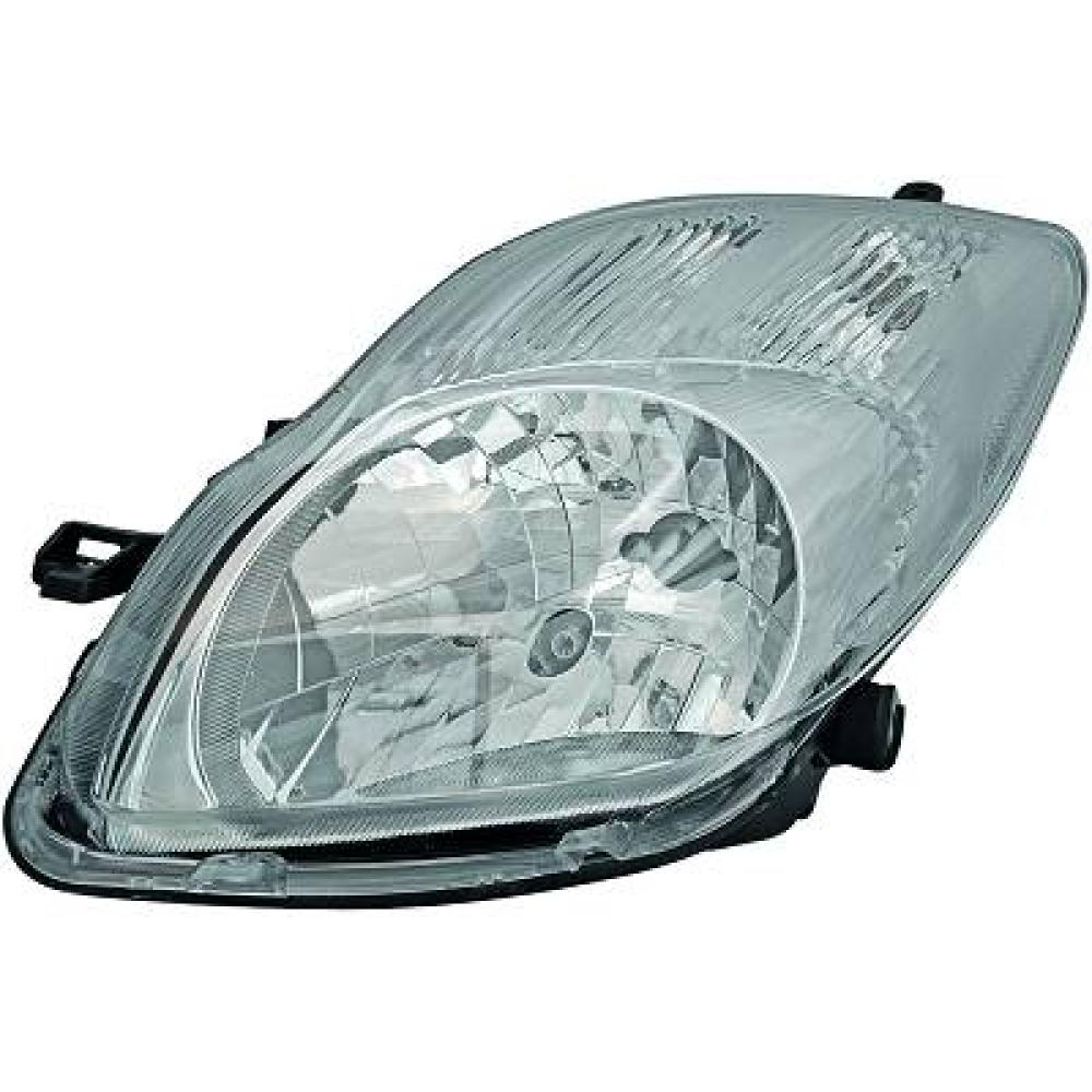 proiettore sinistro h4 elettrico senza motore cromato toyota yaris 2009 2011 811700d330