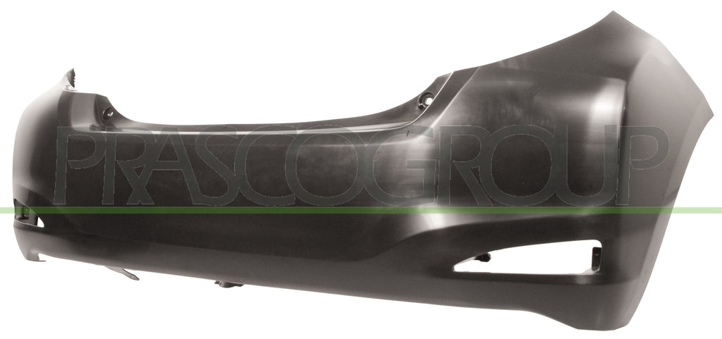 paraurti posteriore nero liscio da primerizzare toyota yaris 2011 2014 ty3281051