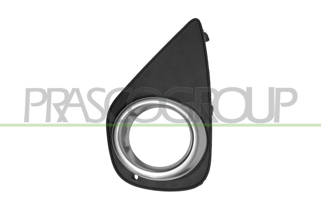 griglia sinistra paraurti anteriore nera con sede fendi con cornice satinata mod hybrid toyota yaris 2014 2016 ty3292134