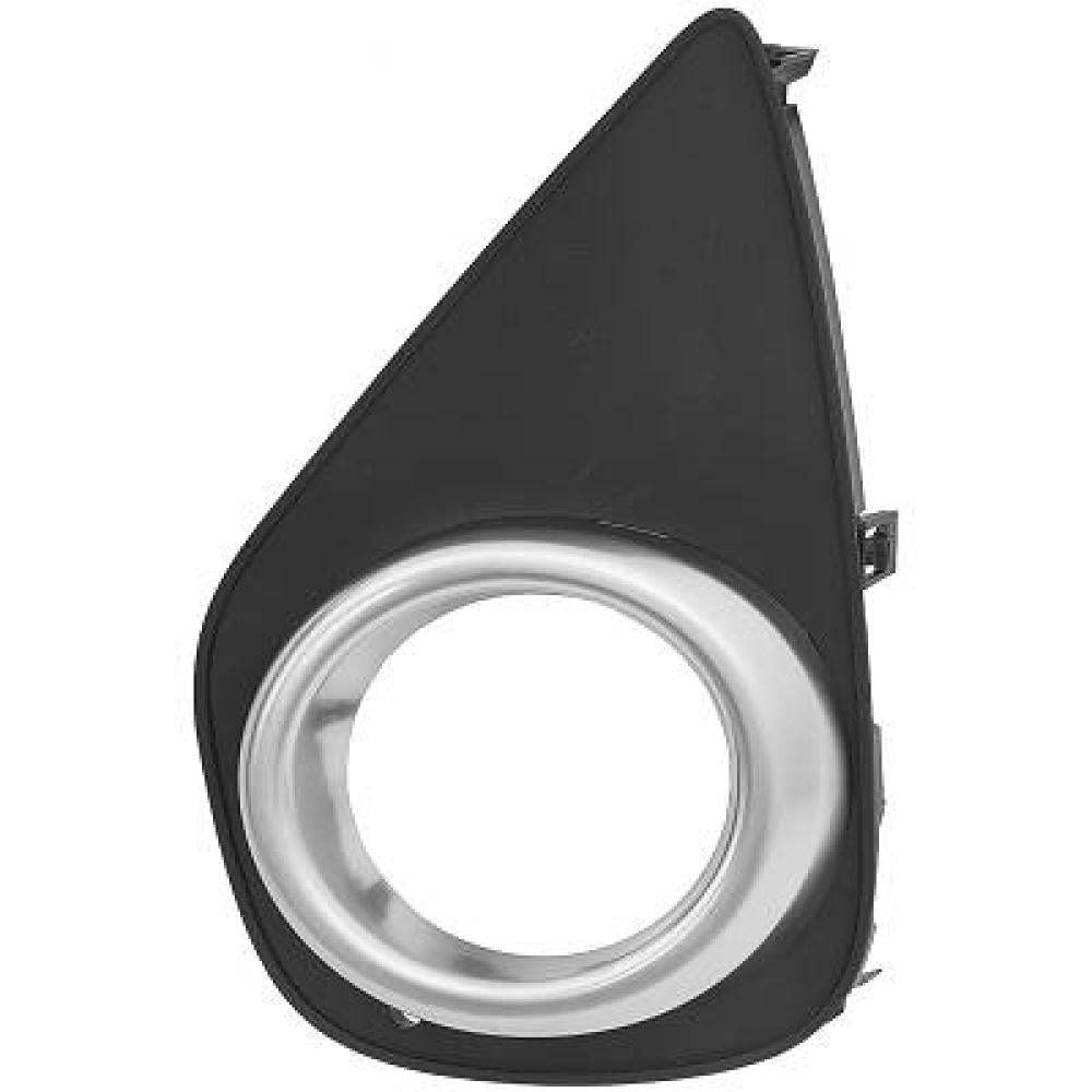 griglia sinistra paraurti anteriore nera con sede fendi con cornice satinata mod hybrid toyota yaris 2014 2016 52040 0d060
