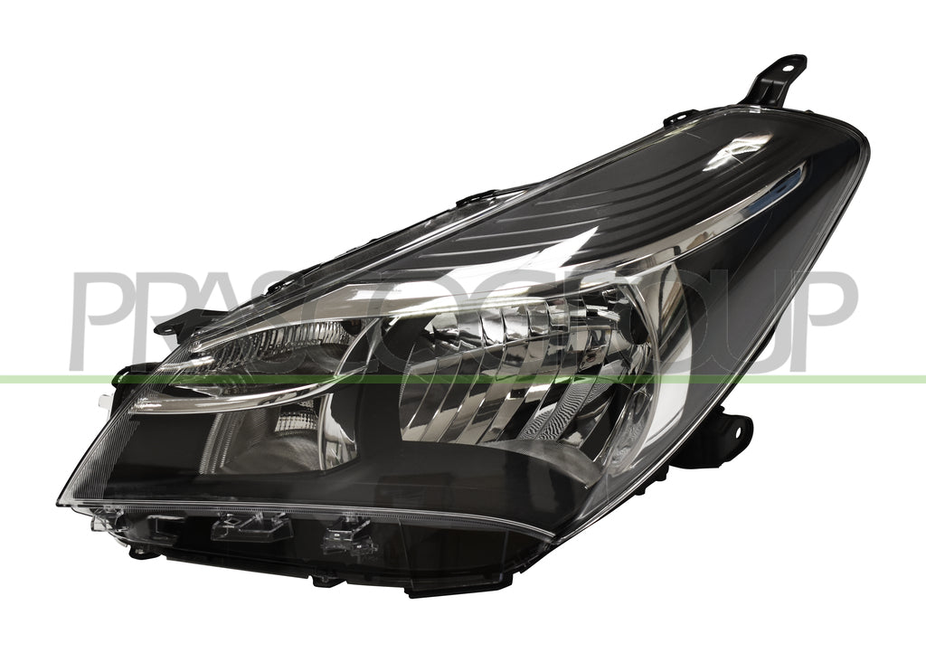 proiettore sinistro h4 elettrico senza motore nero mod 5 porte toyota yaris 2014 2016 ty3294814
