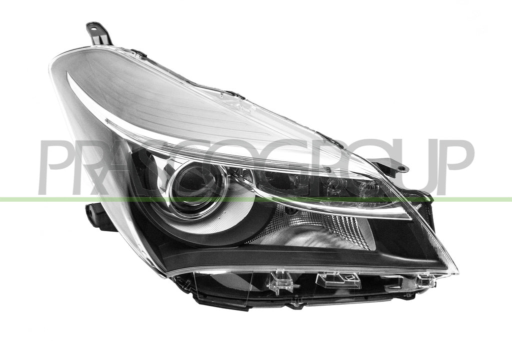 proiettore destro hir2 elettrico senza motore con lenticolare nero led mod 5 porte toyota yaris 2014 2016 ty3294913