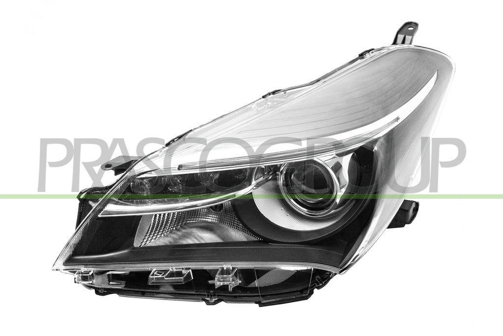 proiettore sinistro hir2 elettrico senza motore con lenticolare nero led mod 5 porte toyota yaris 2014 2016 ty3294914