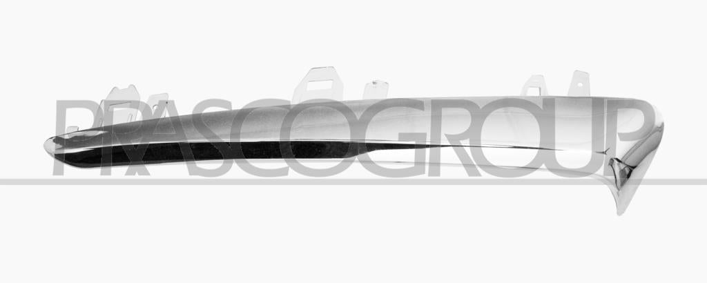 modanatura sinistra griglia radiatore paraurti anteriore cromata toyota yaris 2017 2020 ty3301244