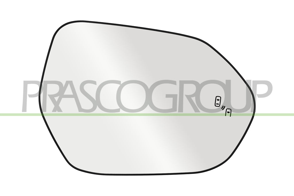 piastra specchio destra termica con blis convessa toyota corolla e210 2019 2023 ty3327523