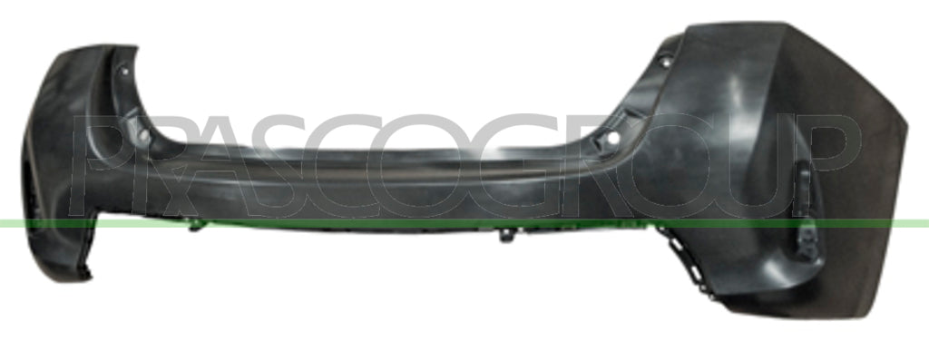 paraurti posteriore nero liscio da primerizzare con tracce pdc toyota auris 2013 2015 ty3541051