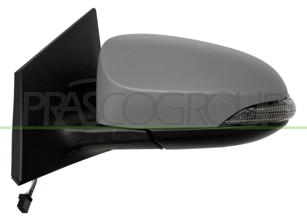 retrovisore sinistro elettrico con primer termico con fanale convesso 7 pins toyota auris 2013 2015 ty3547324