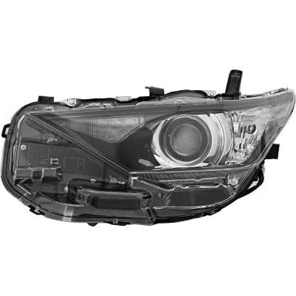 proiettore sinistro hir 2 elettrico con motore con luce diurna nero led toyota auris 2015 2019 8117002k30