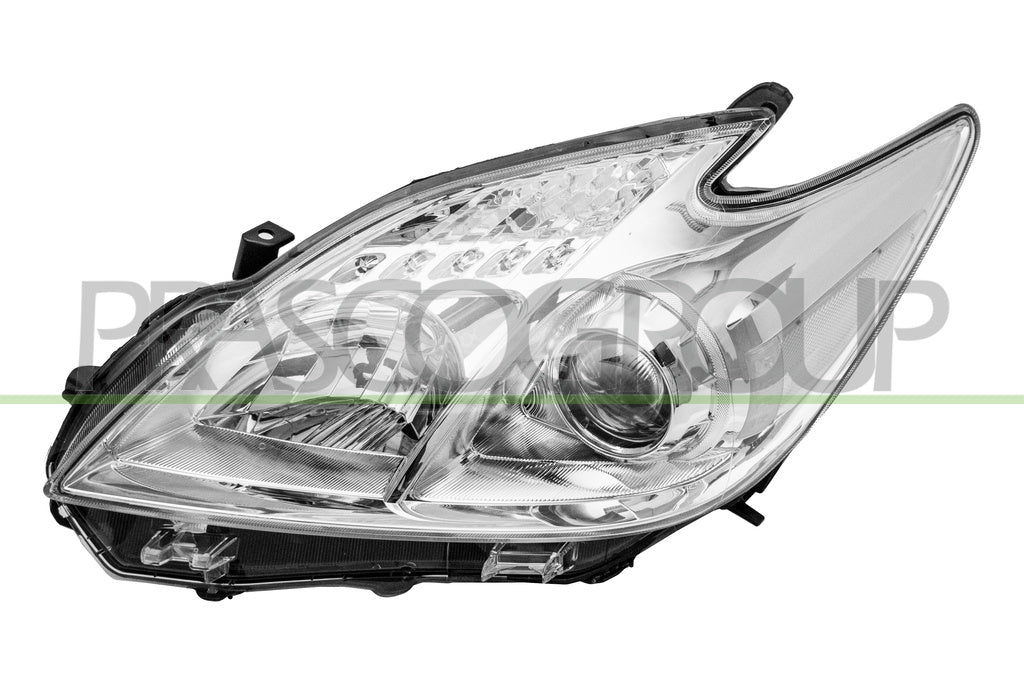 proiettore sinistro h11 hb3 elettrico senza motore cromato toyota prius 2012 2014 ty4254914
