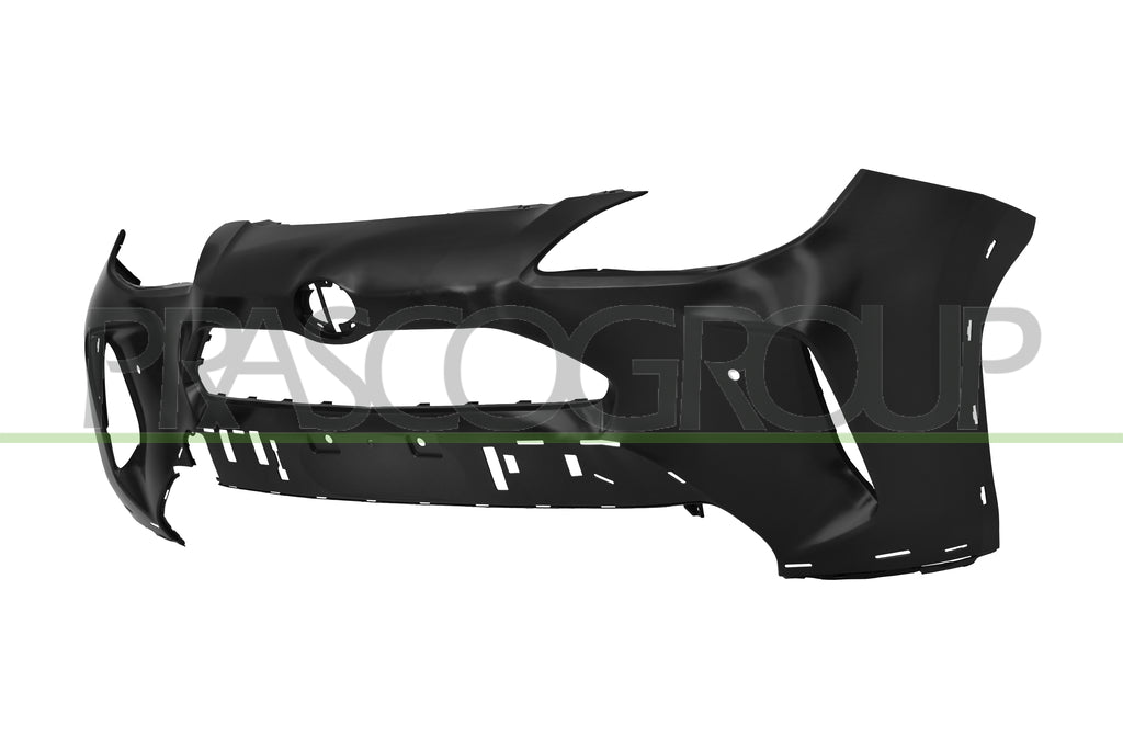paraurti anteriore nero liscio da primerizzare con fori pdc e parafanghini mod adventure premiere toyota yaris cross 2020 ty6501041