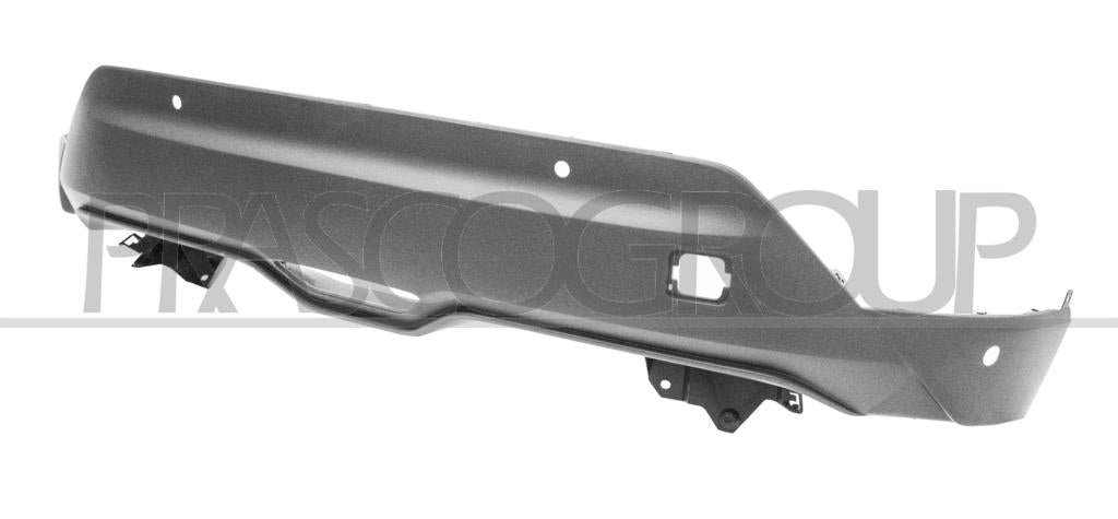 paraurti posteriore inferiore nero goffrato con fori pdc 4 fori toyota c hr 2016 2019 ty7001081