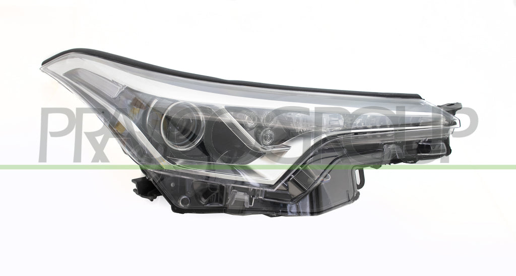 proiettore destro hir2 elettrico senza motore con lenticolare nero led toyota c hr 2016 2019 ty7004903