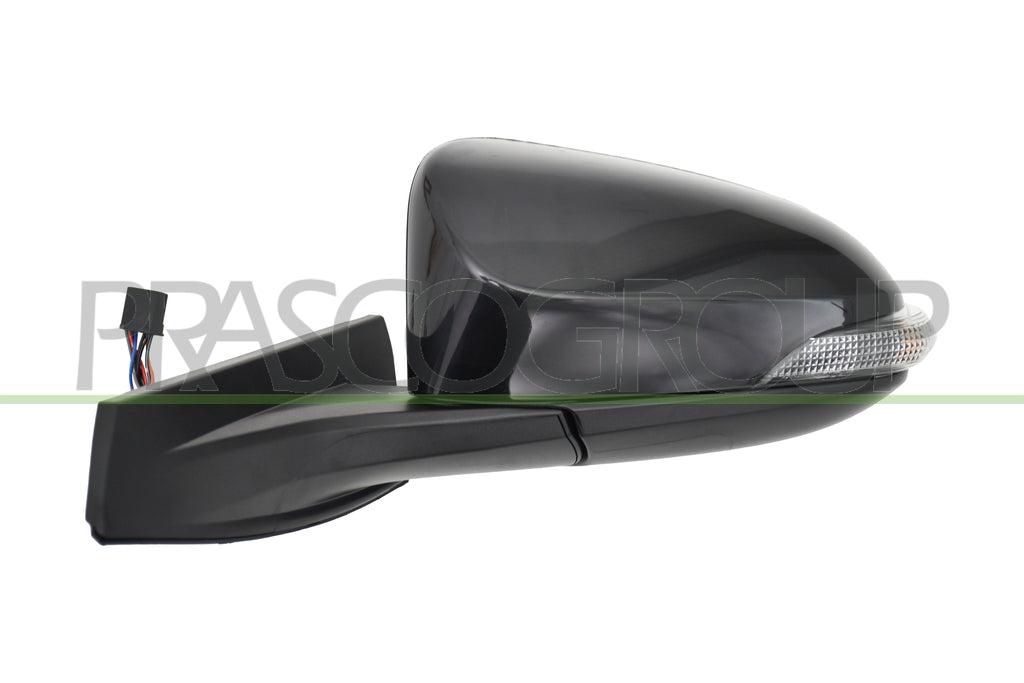 retrovisore sinistro elettrico con primer termico chiudibile con fanale convesso 9 pins toyota c hr 2016 2019 ty7007324