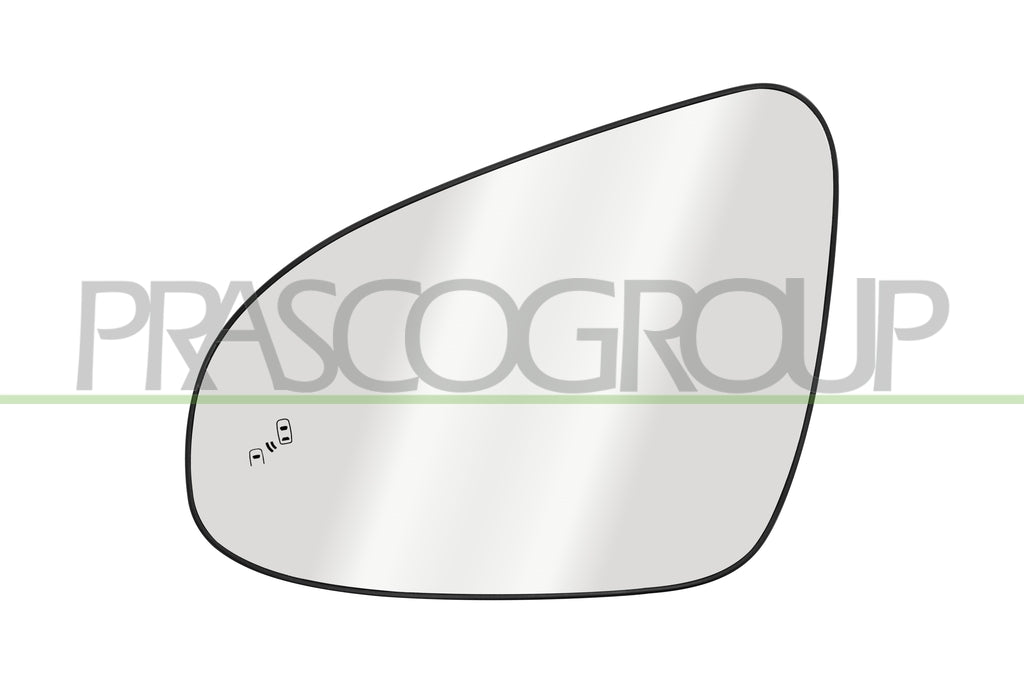 piastra specchio sinistra termica con blis convessa toyota c hr 2016 2019 ty7007524