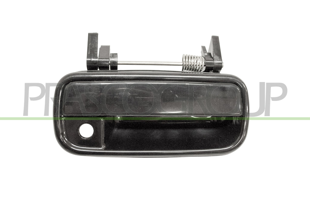 maniglia anteriore destra esterna nera liscia con foro nottolino toyota hilux pick up 2wd ln85 1989 1995 ty8108007