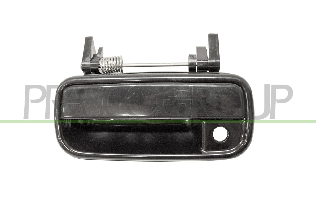 maniglia anteriore sinistra esterna nera liscia con foro nottolino toyota hilux pick up 2wd ln85 1989 1995 ty8108008