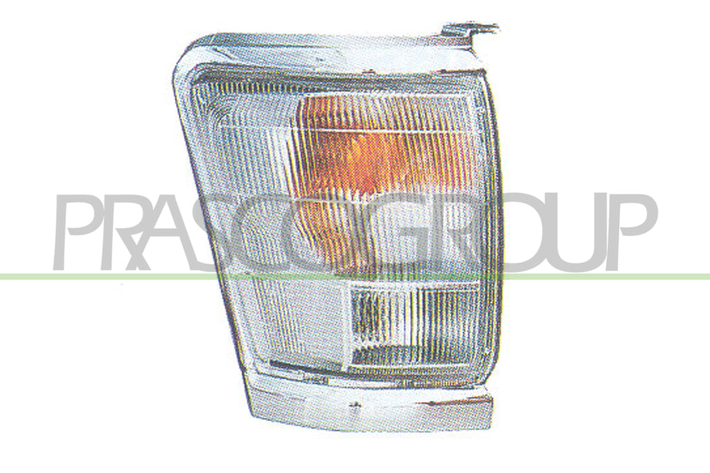 fanale anteriore destro bianco con portalampada con bordo cromato toyota hilux pick up 1997 2001 ty8144013