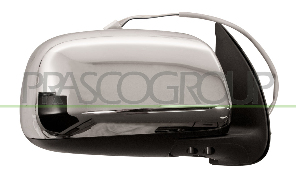 retrovisore destro elettrico nero convesso con calotta cromata toyota hilux vigo pick up 2005 2008 ty8187103