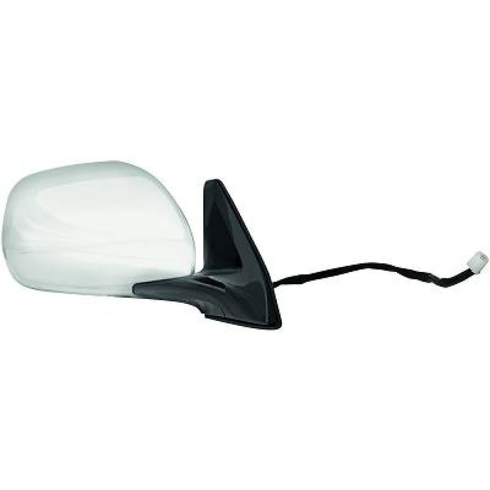 retrovisore destro elettrico nero convesso con calotta cromata toyota hilux vigo pick up 2005 2008 87910 0k081