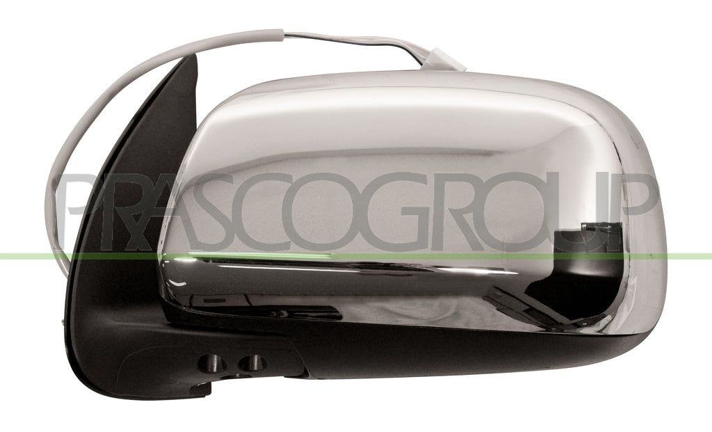 retrovisore sinistro elettrico nero convesso con calotta cromata toyota hilux vigo pick up 2005 2008 ty8187104