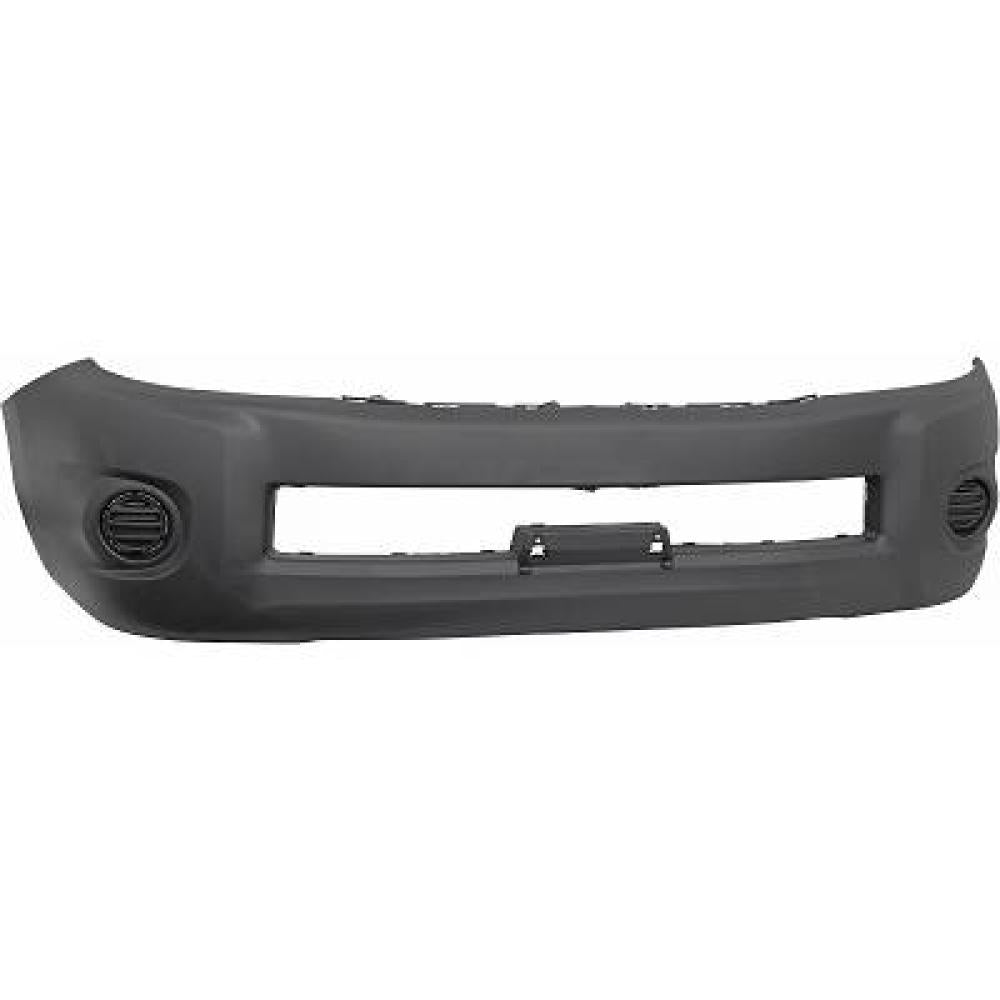 paraurti anteriore nero goffrato con predisposizione fendi con fori parafanghini toyota hilux vigo pick up 2008 2011 521190k350