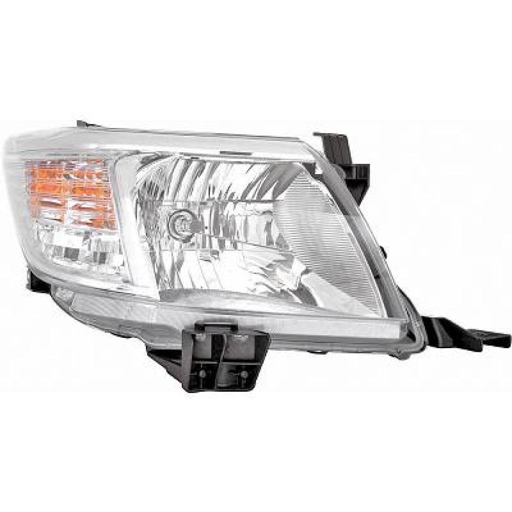 proiettore destro h4 manuale elettrico toyota hilux vigo pick up 2008 2011 811100k440
